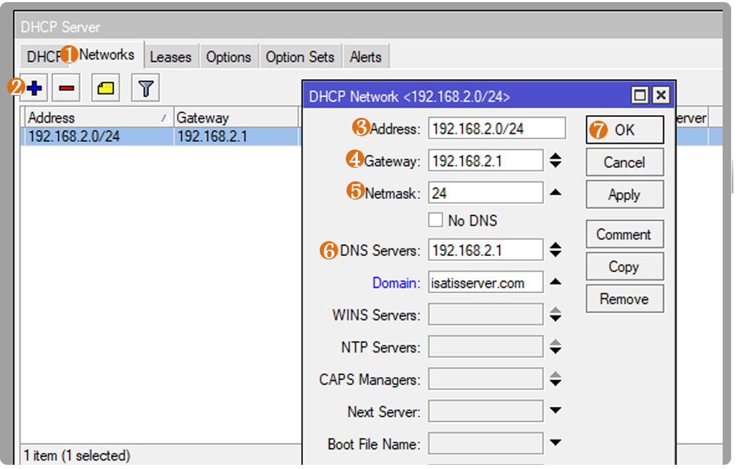 نحوه راه اندازی DHCP Server در میکروتیک