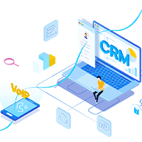 ارتباط نرم افزار CRM با سیستم تلفنی VoIP